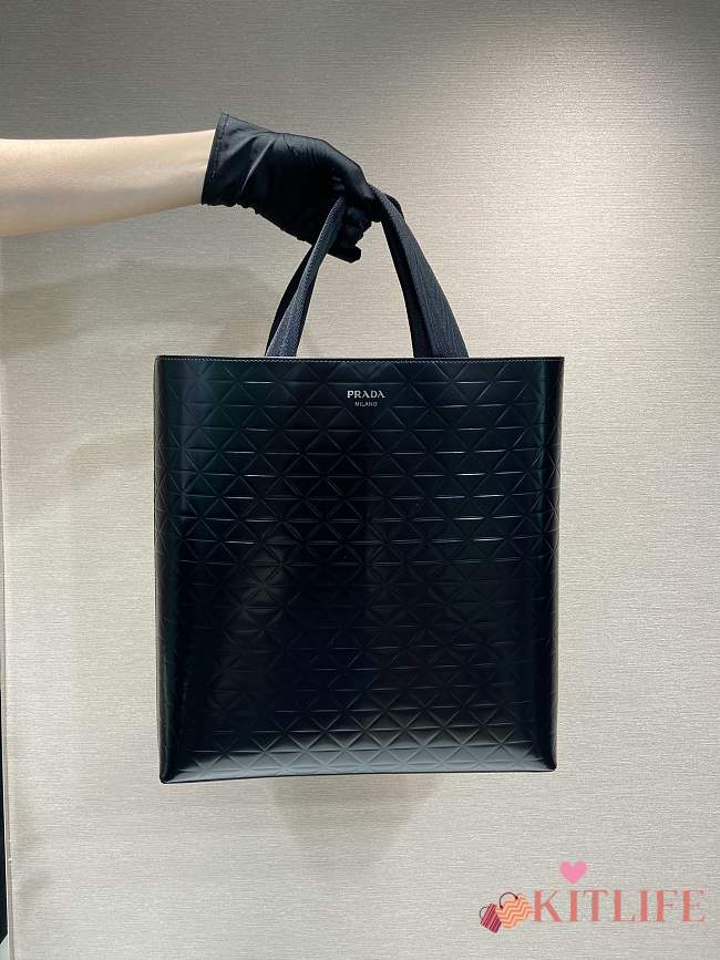 kitlife Prada shopping bag with flask Black - 36x38x6cm - 1