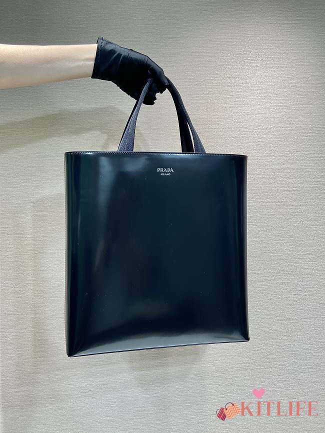 kitlife Prada shopping bag with flask Black 02 - 36x38x6cm - 1