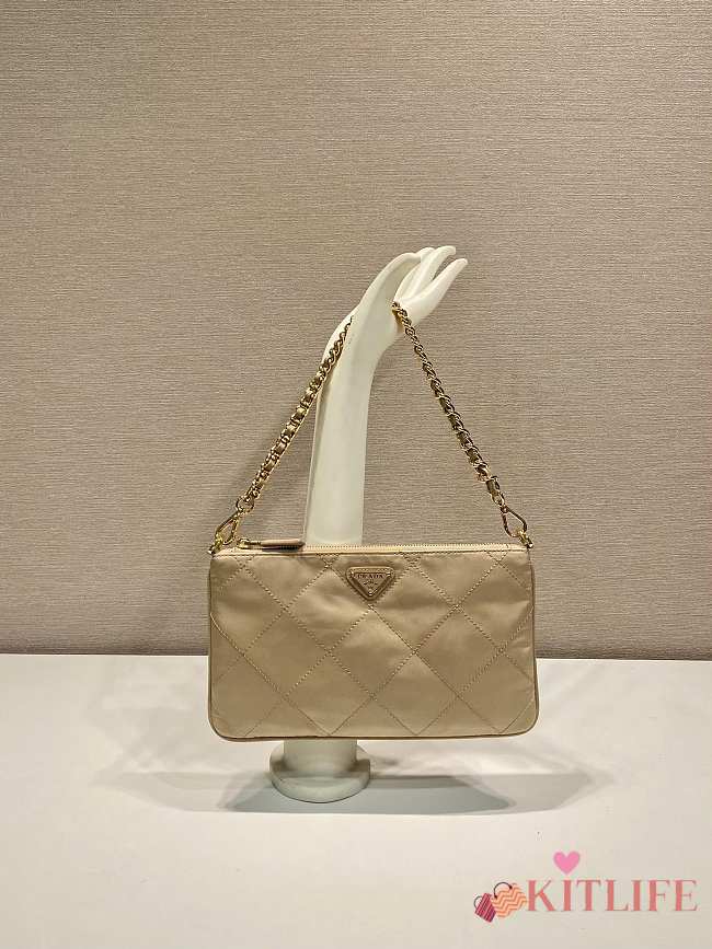 Kitlife Prada hobo Beige bag - 24.5x14cm - 1