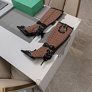Kiltife Balenciaga Women's Essex 110mm Boot in Beige/black - 4
