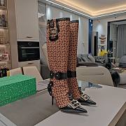 Kiltife Balenciaga Women's Essex 110mm Boot in Beige/black - 2