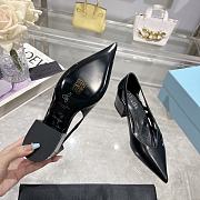 Kitlife prada Brushed leather cut-out pumps black height 55 mm - 5