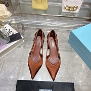 Kitlife prada Satin pumps brown height 55 mm - 3