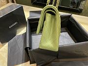 Kitlife Chanel classic flap bag green - 25cm - 6