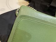Kitlife Chanel classic flap bag green - 25cm - 5