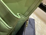 Kitlife Chanel classic flap bag green - 25cm - 4