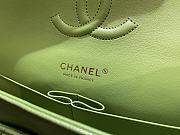 Kitlife Chanel classic flap bag green - 25cm - 3