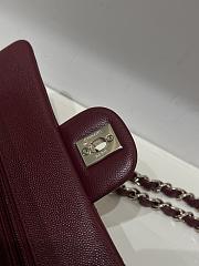 Kitlife Chanel classic flap bag red - 14.5x23x6cm - 6