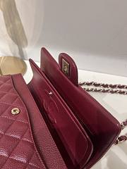 Kitlife Chanel classic flap bag red - 14.5x23x6cm - 5