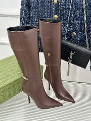 Kitlife Women's Gucci Signoria boot Height 45mm brown - 4