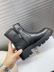 kitlife dior D-Quest Ankle Boot Black Calfskin - 4