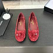 kitlife Chanel Tweed ballet flats red - 1