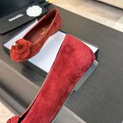 kitlife Chanel Tweed ballet flats red - 6