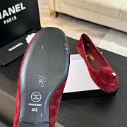 kitlife Chanel Tweed ballet flats red - 5