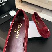 kitlife Chanel Tweed ballet flats red - 4