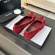 kitlife Chanel Tweed ballet flats red - 3