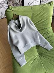 Kitlife gucci one set viscose jersey logo hoodie gray - 6