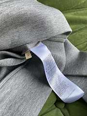 Kitlife gucci one set viscose jersey logo hoodie gray - 4