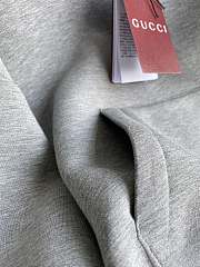 Kitlife gucci one set viscose jersey logo hoodie gray - 2