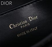 Kitlife Miss Dior Flap Bag Black Patent Calfskin - 22 x 11 x 6cm - 6