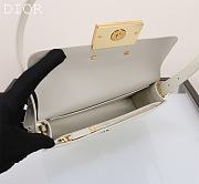 Kitlife Miss Dior Flap Bag white Patent Calfskin - 22 x 11 x 6cm - 6