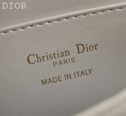 Kitlife Miss Dior Flap Bag white Patent Calfskin - 22 x 11 x 6cm - 2