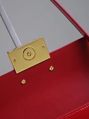 Kitlife Miss Dior Flap Bag Black Patent Calfskin red - 22 x 11 x 6cm - 6