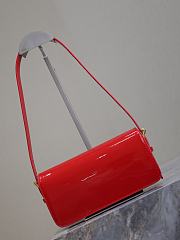 Kitlife Miss Dior Flap Bag Black Patent Calfskin red - 22 x 11 x 6cm - 5