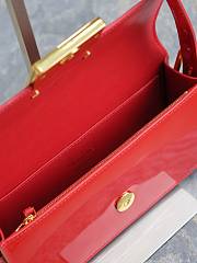 Kitlife Miss Dior Flap Bag Black Patent Calfskin red - 22 x 11 x 6cm - 3