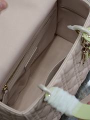 kitlife Lady Dior Bag Two-Tone green and Powder Pink - 24x20x11cm - 6