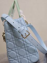 kitlife Lady Dior Bag Two-Tone green and Powder blue - 24×20×11 cm - 4