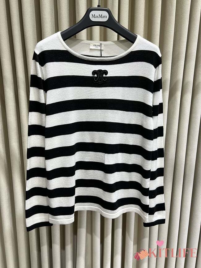 kitlife Celine sweater black/white - 1