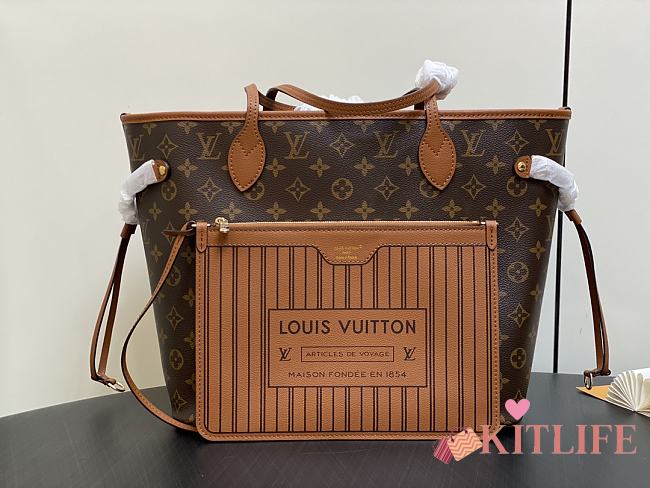 Kitlife Louis Vuitton New Reversible Neverfull brown bag - 28 x 14 x 31 cm - 1