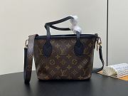 Kitlife Louis Vuitton Neverfull Bandoulière Inside Out BB black bag - 14 x 9 x 24 cm - 5