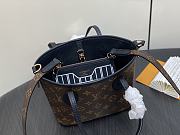 Kitlife Louis Vuitton Neverfull Bandoulière Inside Out BB black bag - 14 x 9 x 24 cm - 3
