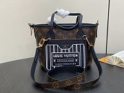 Kitlife Louis Vuitton Neverfull Bandoulière Inside Out BB black bag - 14 x 9 x 24 cm - 4