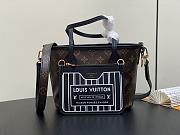 Kitlife Louis Vuitton Neverfull Bandoulière Inside Out BB black bag - 14 x 9 x 24 cm - 1
