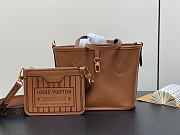 Kitlife Louis Vuitton Neverfull Bandoulière Inside Out BB brown bag - 14 x 9 x 24 cm - 3