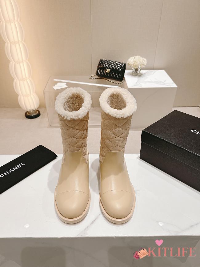 kitlife chanle boots beige - 1