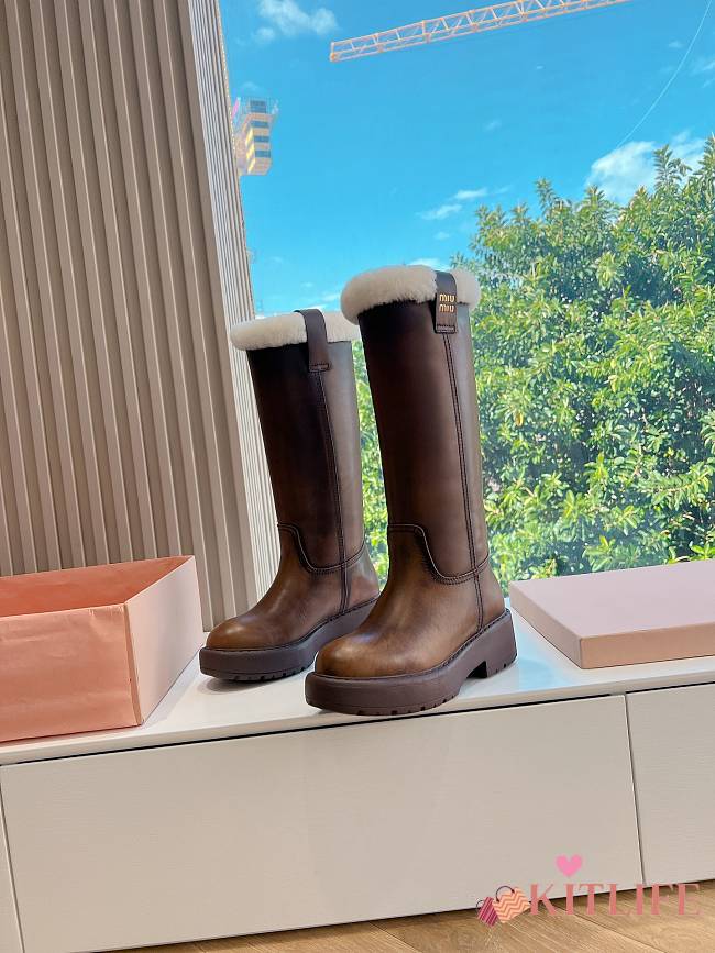 Kitlife MiuMiu boot brown - 1