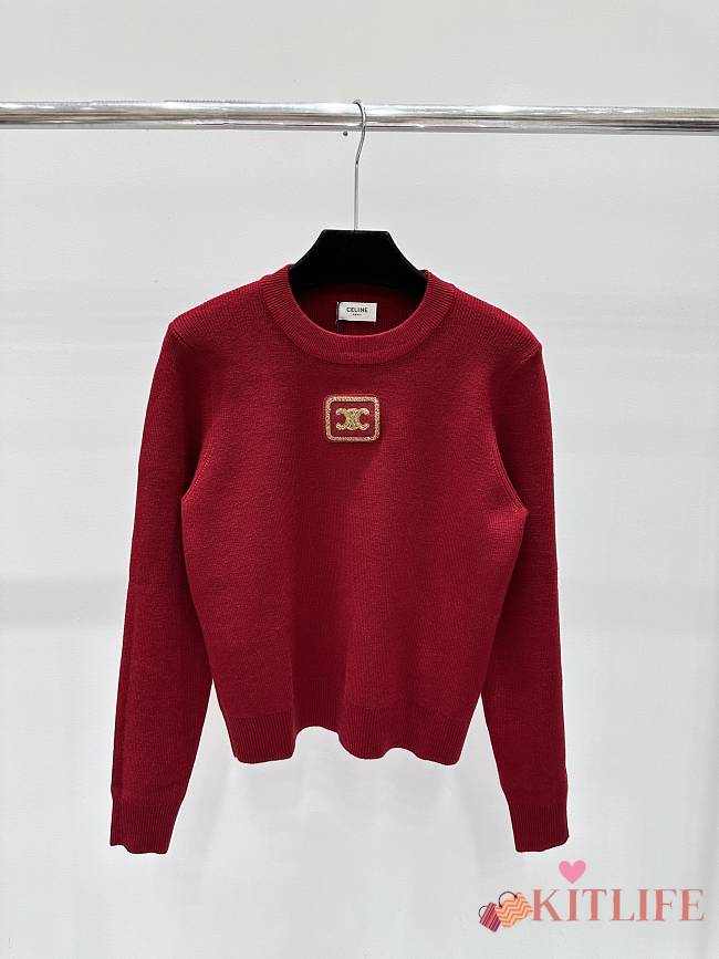 Kitlife Celine red sweater - 1