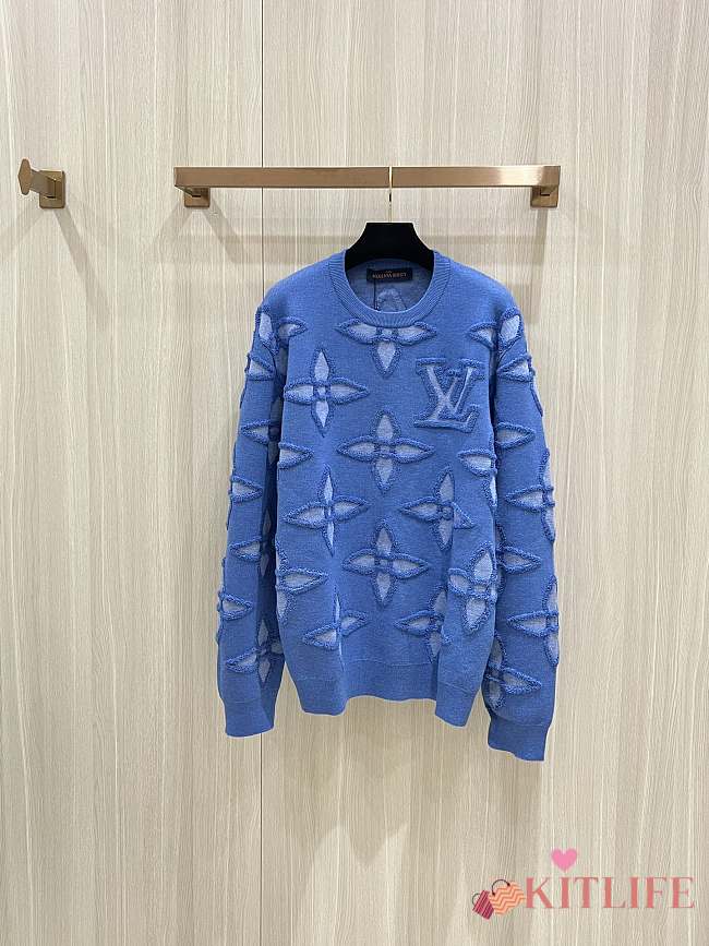 Kitlife LV blue sweater - 1