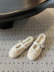 kitlife Miu Miu Bow-Detailed Ballerinas loafer - 1