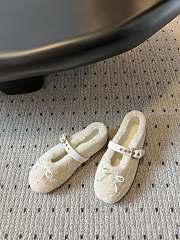 kitlife Miu Miu Bow-Detailed Ballerinas loafer - 6