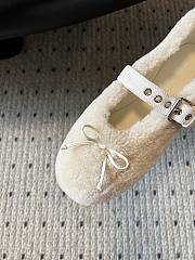 kitlife Miu Miu Bow-Detailed Ballerinas loafer - 5