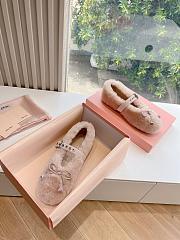 kitlife Miu Miu Bow-Detailed Ballerinas loafer Pink - 6