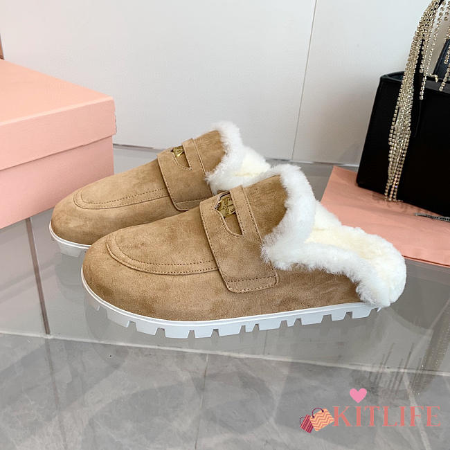 kitlife MiuMiu mules brown - 1