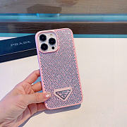 Kitlife Prada phone Case pink bling bling - 1