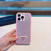 Kitlife Prada phone Case pink bling bling - 5