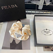 kitlife Prada scrunchies white logo - 1